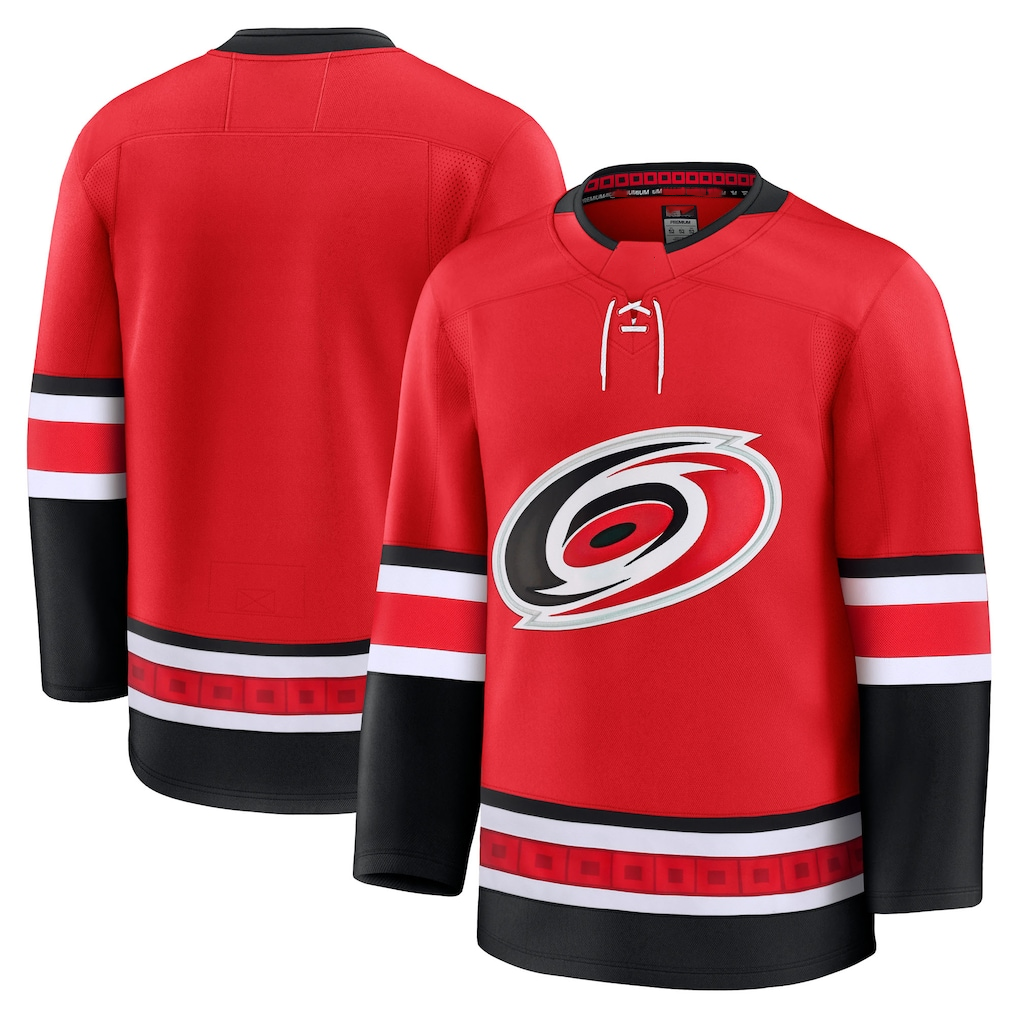 Pouc C.Hurricanes Red Alternate Premium Stitched Jerseys