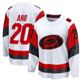 Pouc C.Hurricanes #20 Sebastian Aho White Away Breakaway Stitched Jerseys