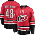 Pouc C.Hurricanes #48 Jordan Martinook Red Alternate Breakaway Player Stitched Jerseys