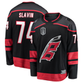 Pouc C.Hurricanes #74 Jaccob Slavin Black 2026 Stanley Cup Final Home Breakaway Stitched Jerseys