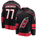 Pouc C.Hurricanes #77 Mark Jankowski Black Home Breakaway Stitched Jerseys