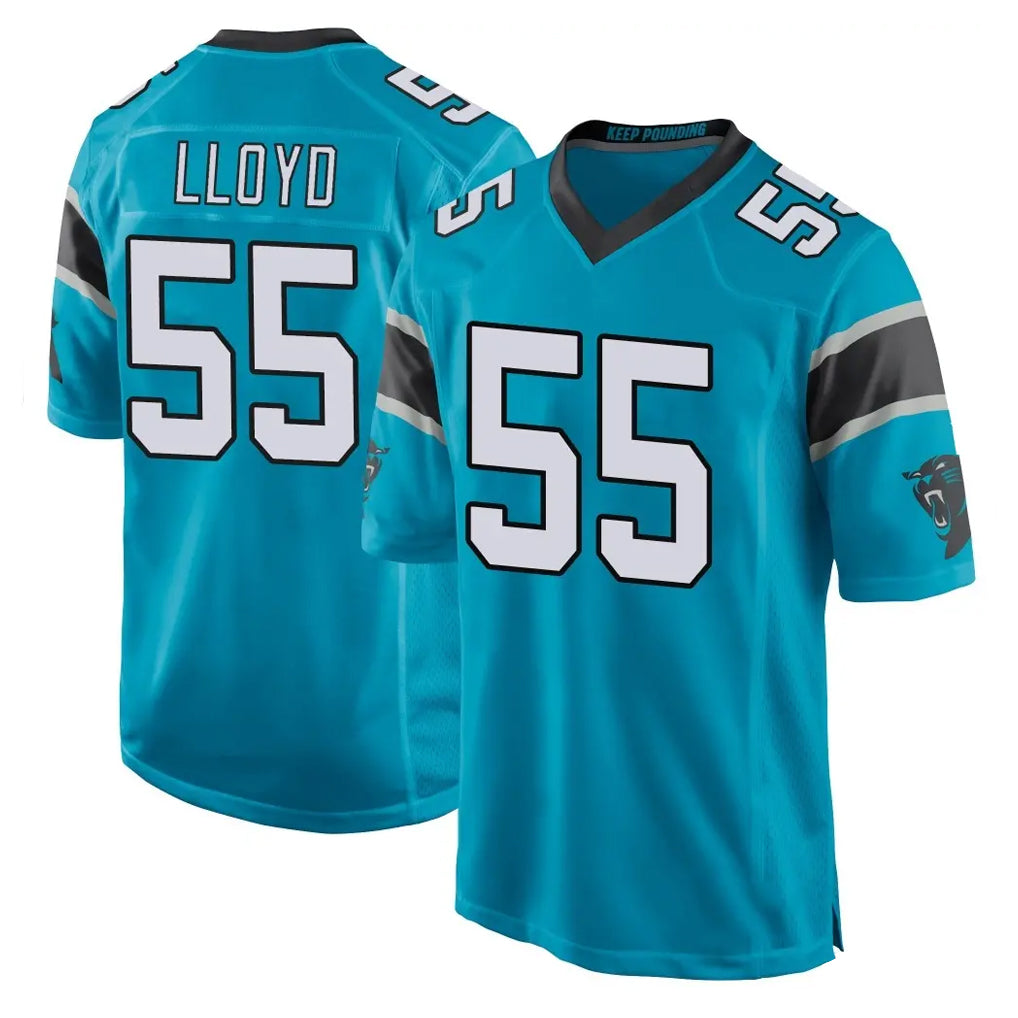 Pouc C.Panthers #55 Devin Lloyd Player Blue Game Stitched Jerseys