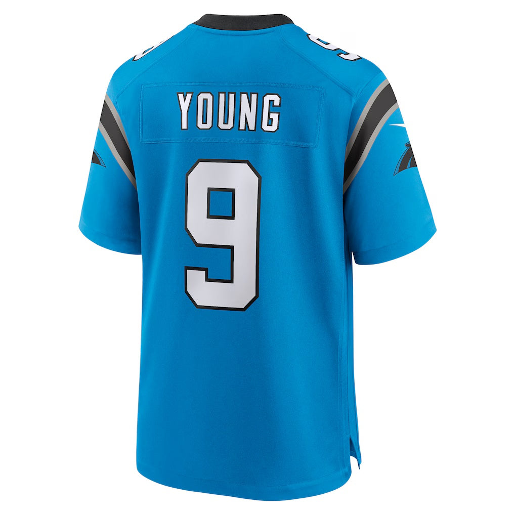 Pouc C.Panthers #9 Bryce Young Blue Alternate Game Stitched Jerseys