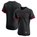Pouc C.Reds Black City Connect Limited Elite Home Blank Player Stitched Jerseys