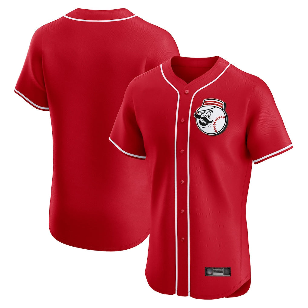 Pouc C.Reds Red Limited Elite Home Game Blank Player Stitched Jerseys