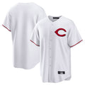 Pouc C.Reds White Home Game Blank Player Stitched Jerseys