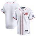 Pouc C.Reds White Home Limited Blank Player Stitched Jerseys