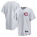 Pouc C.Reds White Stripe Field of Dreams Game Home Blank Player Stitched Jerseys