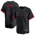 Pouc C.Reds #11 Barry Larkin Player Black City Connect Home Limited Stitched Jerseys