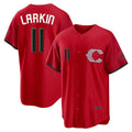 Pouc C.Reds #11 Barry Larkin Player Red 2026 City Connect Home Game Stitched Jerseys