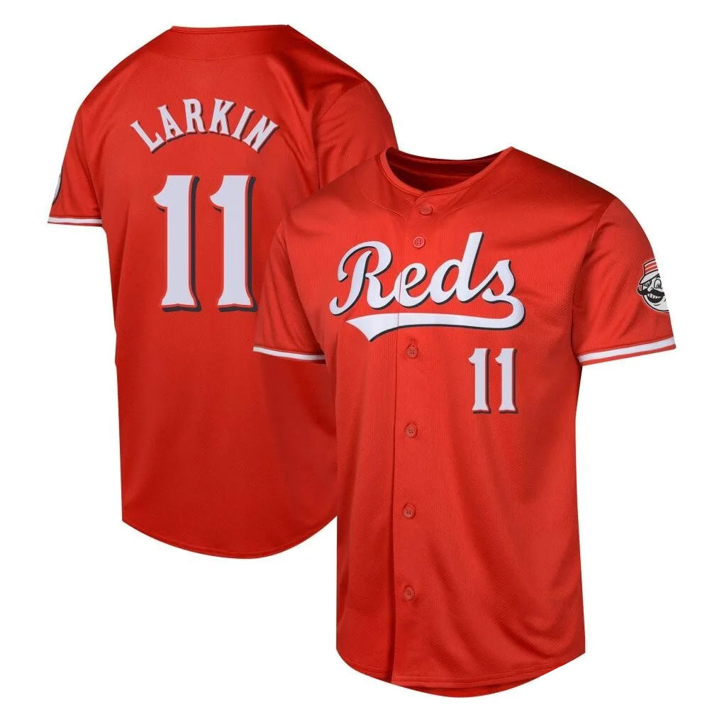 Pouc C.Reds #11 Barry Larkin Player Red 2026 City Connect Limited Home Stitched Jerseys