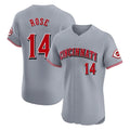 Pouc C.Reds #14 Pete Rose Player Gray Limited Elite Home Stitched Jerseys