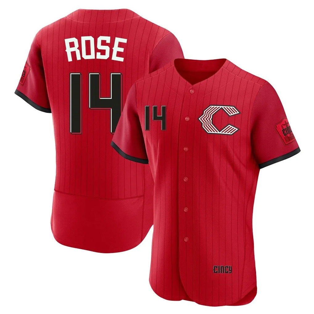 Pouc C.Reds #14 Pete Rose Player Red 2026 City Connect Limited Elite Home Stitched Jerseys