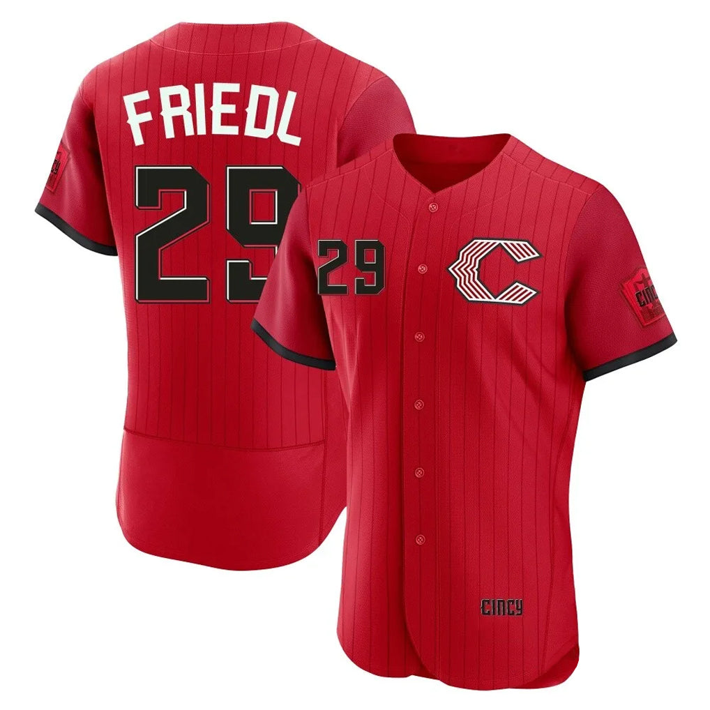 Pouc C.Reds #29 TJ Friedl Player Red 2026 City Connect Limited Elite Home Stitched Jerseys