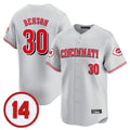 Pouc C.Reds #30 Ken Griffey Player Gray Vapor Premier Limited Home Stitched Jerseys
