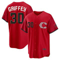Pouc C.Reds #30 Ken Griffey Player Red 2026 City Connect Home Game Stitched Jerseys
