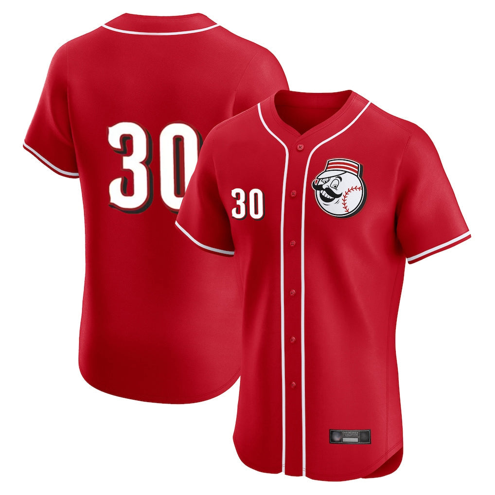 Pouc C.Reds #30 Ken Griffey Player Red Limited Elite Home Game Stitched Jerseys