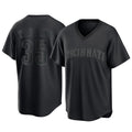 Pouc C.Reds #35 Jose Trevino Player Black T-shirt Game Home Stitched Jerseys
