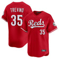 Pouc C.Reds #35 Jose Trevino Player Red Home Limited Stitched Jerseys