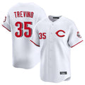 Pouc C.Reds #35 Jose Trevino Player White Limited Home Stitched Jerseys