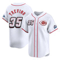 Pouc C.Reds #35 Jose Trevino Player White Speedway Classic Home Limited Stitched Jerseys