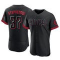 Pouc C.Reds #37 Tyler Stephenson Player Black City Connect Limited Elite Home Stitched Jerseys