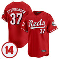 Pouc C.Reds #37 Tyler Stephenson Player Red Vapor Premier Limited Home Stitched Jerseys