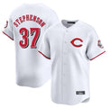 Pouc C.Reds #37 Tyler Stephenson Player White Limited Home Stitched Jerseys
