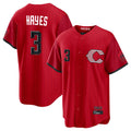 Pouc C.Reds #3 Ke'Bryan Hayes Player Red 2026 City Connect Home Game Stitched Jerseys