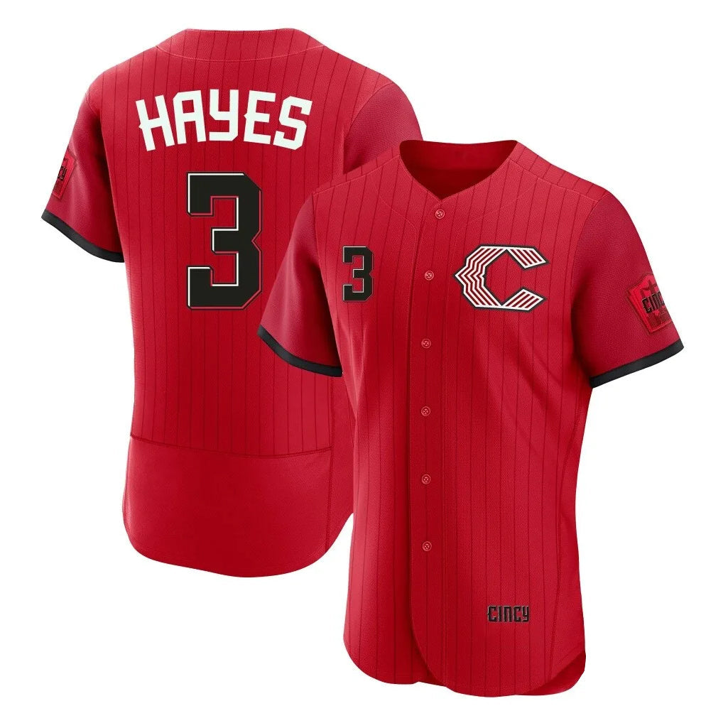 Pouc C.Reds #3 Ke'Bryan Hayes Player Red 2026 City Connect Limited Elite Home Stitched Jerseys