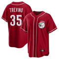 Pouc C.Reds #3 Ke'Bryan Hayes Player Red Game Home Stitched Jerseys