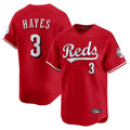 Pouc C.Reds #3 Ke'Bryan Hayes Player Red Home Limited Stitched Jerseys