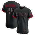 Pouc C.Reds #44 Elly De La Cruz Player Black City Connect Limited Elite Home Stitched Jerseys