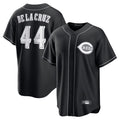 Pouc C.Reds #44 Elly De La Cruz Player Black Home Game Stitched Jerseys