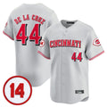Pouc C.Reds #44 Elly De La Cruz Player Gray Vapor Premier Limited Home Stitched Jerseys