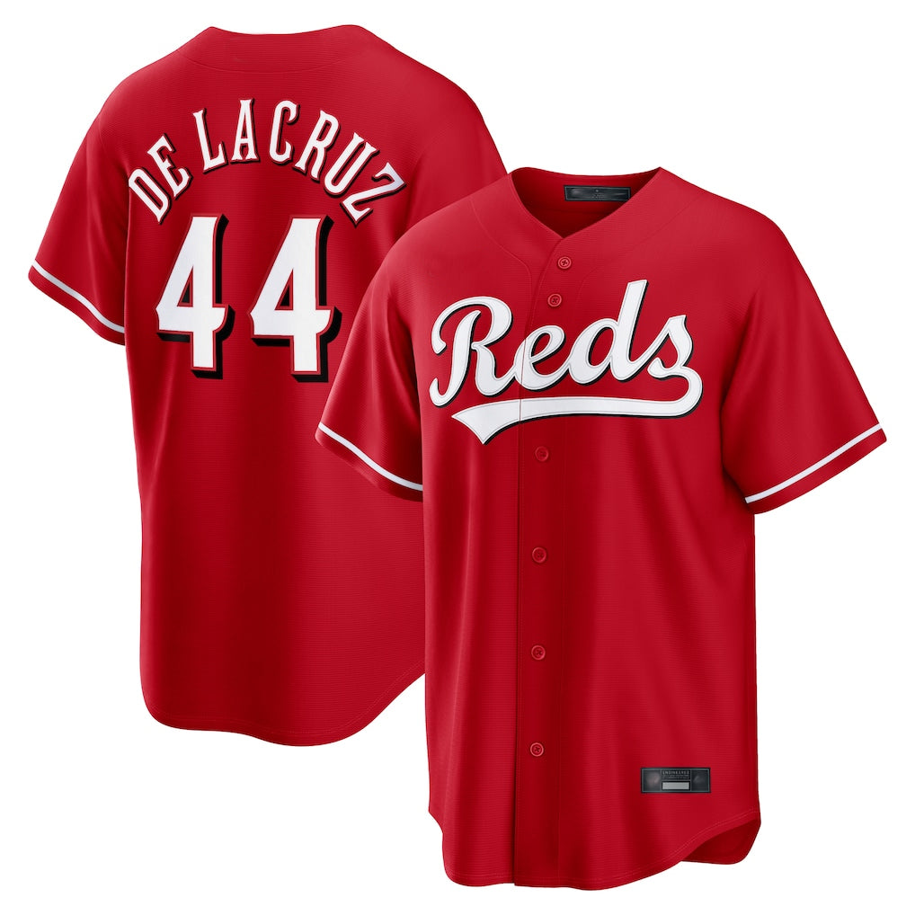 Pouc C.Reds #44 Elly De La Cruz Player Red Home Game Stitched Jerseys