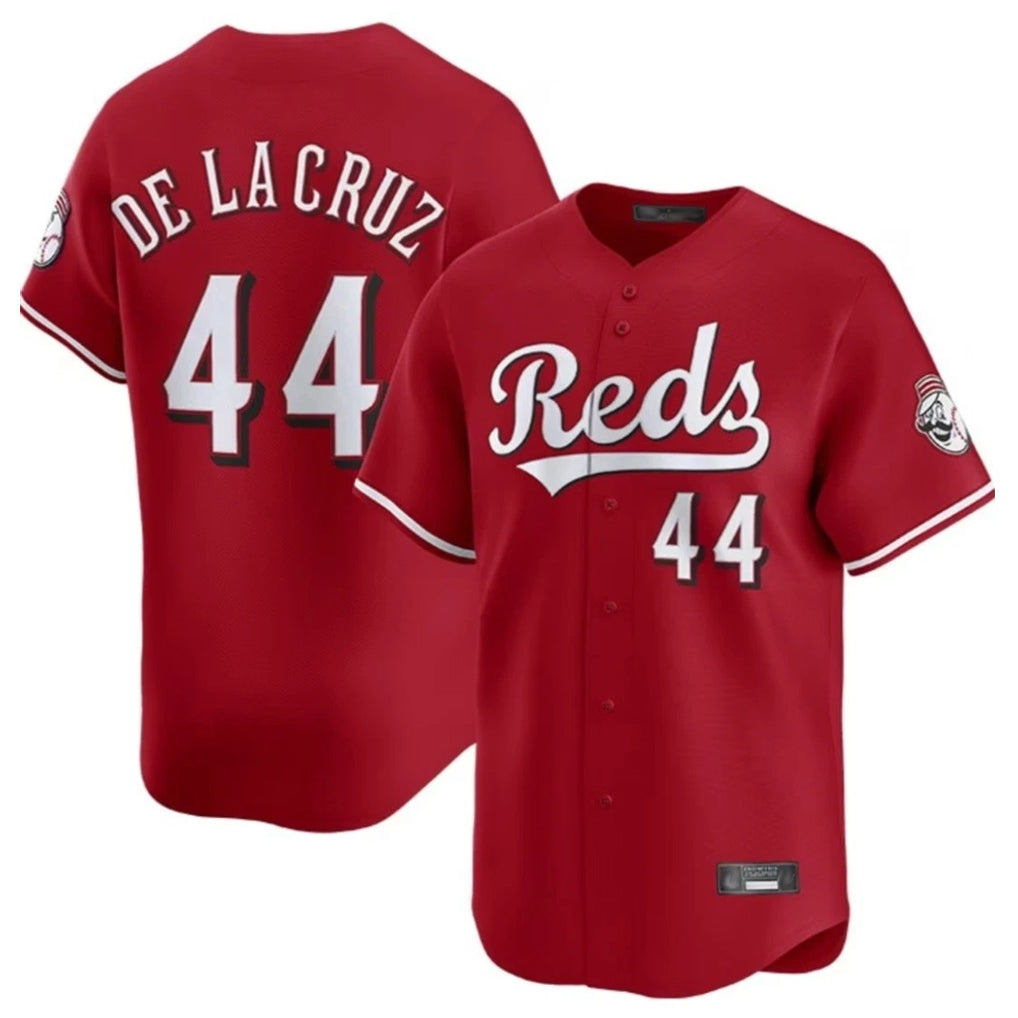Pouc C.Reds #44 Elly De La Cruz Player Red Home Limited Stitched Jerseys