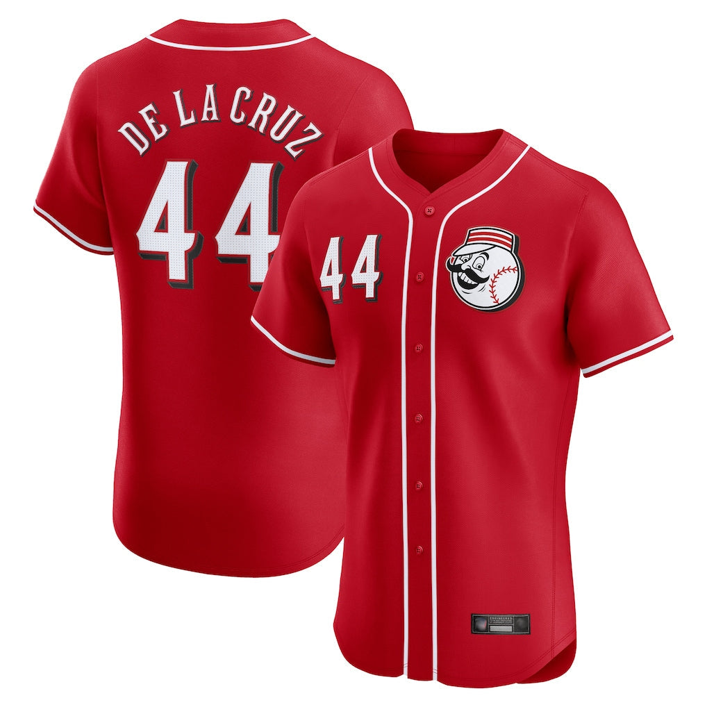 Pouc C.Reds #44 Elly De La Cruz Player Red Limited Elite Home Game Stitched Jerseys