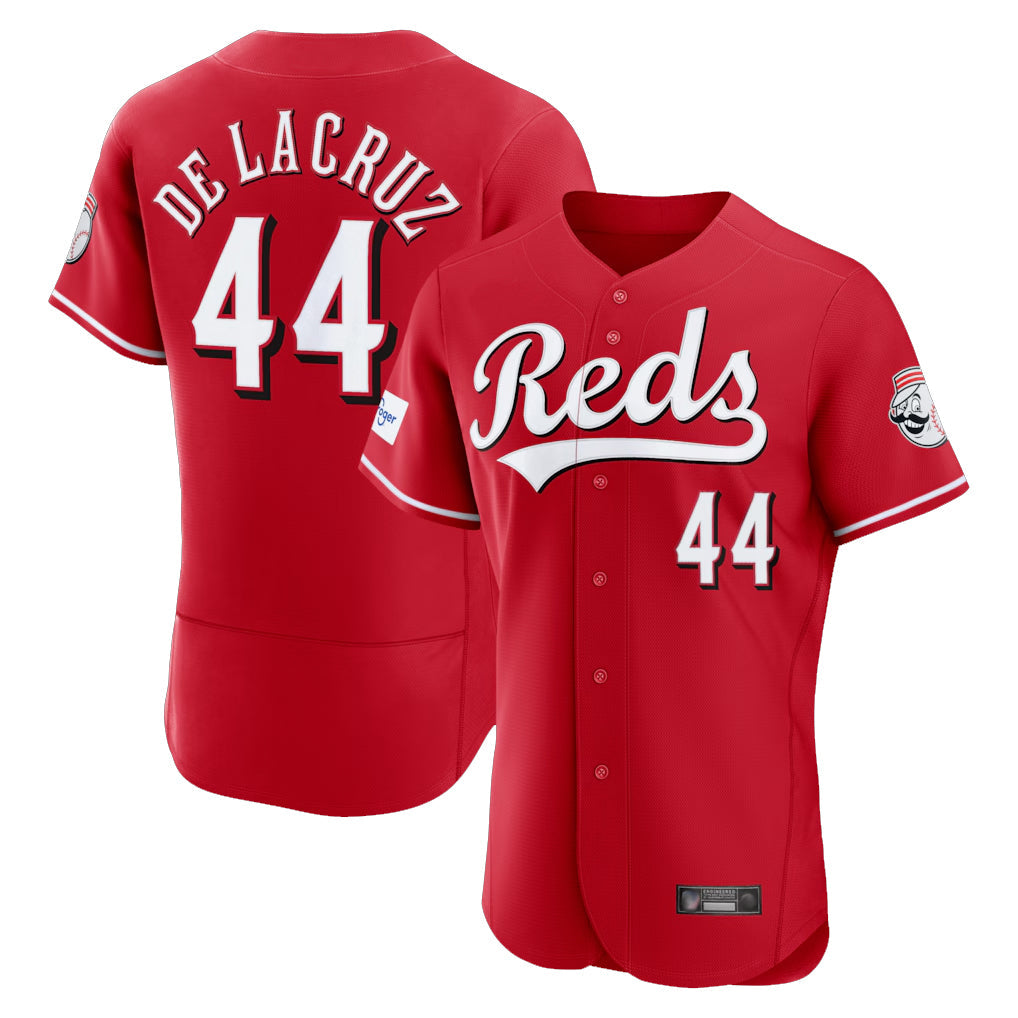 Pouc C.Reds #44 Elly De La Cruz Player Red Limited Elite Home Stitched Jerseys