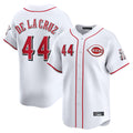 Pouc C.Reds #44 Elly De La Cruz Player White Home Limited Stitched Jerseys