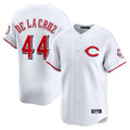Pouc C.Reds #44 Elly De La Cruz Player White Limited Home Stitched Jerseys