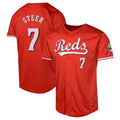 Pouc C.Reds #7 Spencer Steer Player Red 2026 City Connect Limited Home Stitched Jerseys