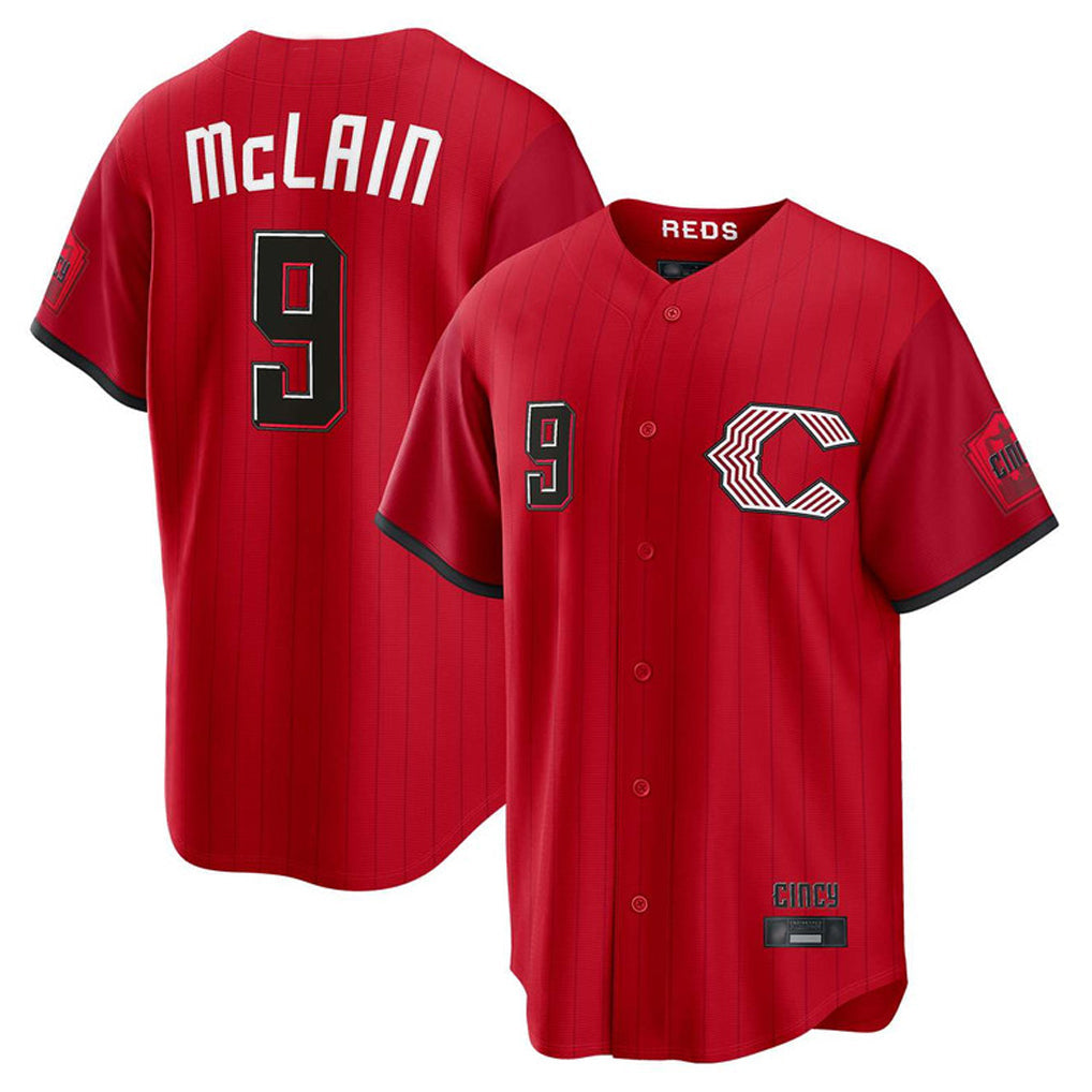 Pouc C.Reds #9 Matt McLain Player Red 2026 City Connect Home Game Stitched Jerseys
