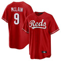Pouc C.Reds #9 Matt McLain Player Red Home Game Stitched Jerseys