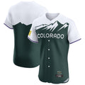 Pouc C.Rockies Green City Connect Limited Elite Home Blank Player Stitched Jerseys