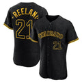 Pouc C.Rockies #21 Kyle Freeland Player Black Snake Skin City Limited Elite Home Stitched Jerseys