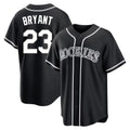 Pouc C.Rockies #23 Kris Bryant Player Black Fashion Out Home Game Stitched Jerseys