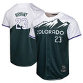 Pouc C.Rockies #23 Kris Bryant Player Green City Connect Limited Home Game Stitched Jerseys
