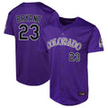 Pouc C.Rockies #23 Kris Bryant Player Purple Limited Home Game Stitched Jerseys