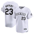 Pouc C.Rockies #23 Kris Bryant Player White Limited Home Stitched Jerseys